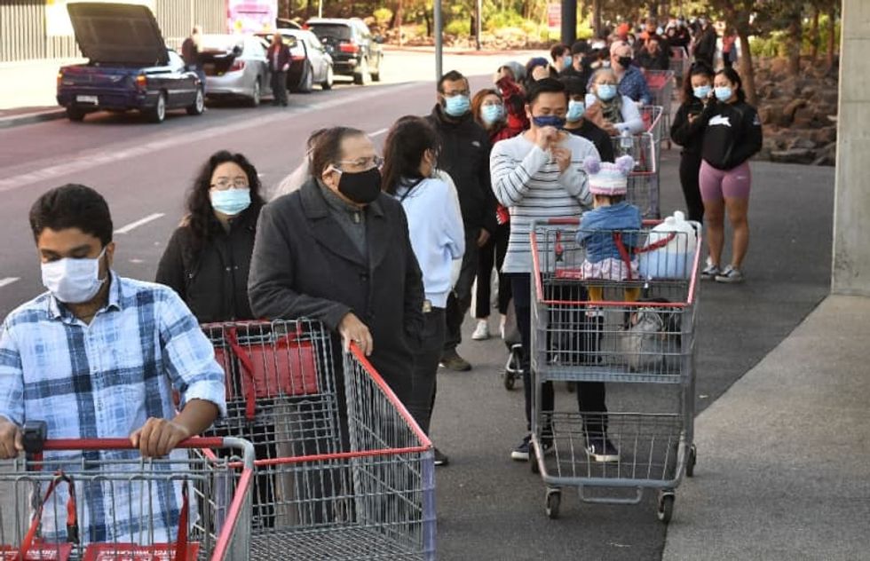 Virus curfew imposed on Australia's second-biggest city