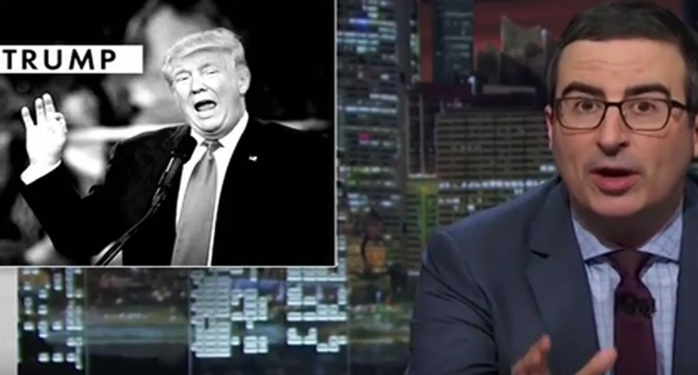 John Oliver slams Trump’s ‘sarcastic’ ISIS remarks: ‘It’s the douchebag’s apology'