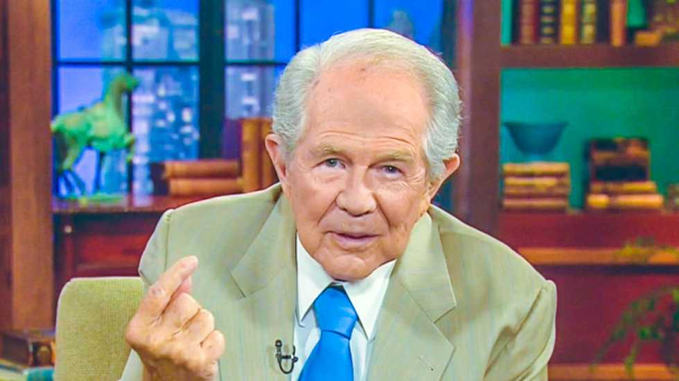 Pat Robertson tells co-host that she owes her husband sex for doing the dishes