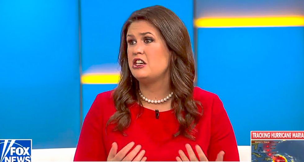 Fox host corners Sarah Sanders on John Kelly's woe: 'He's either holding his head or staring at the ground'