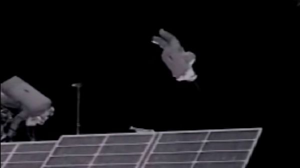 Watch in horror as 'Gravity' plays out in real life with SuitSat 1