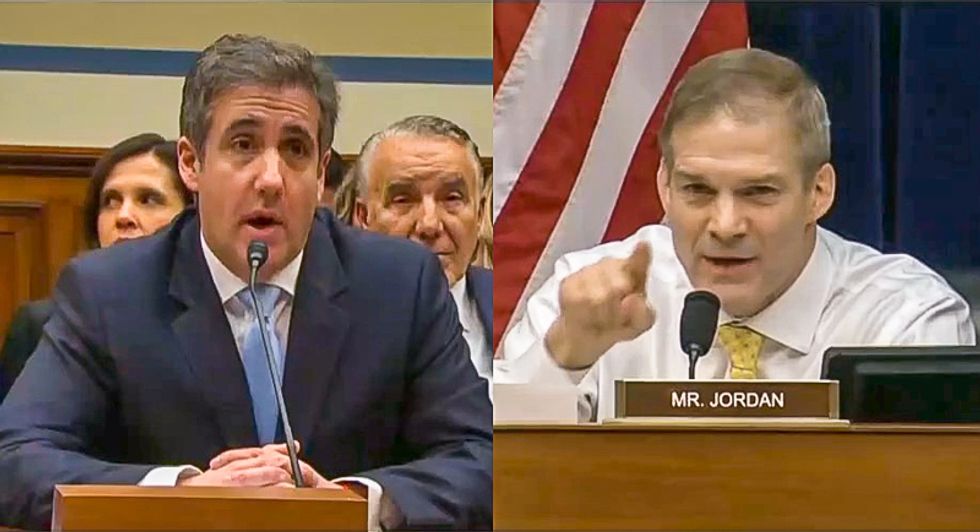 'Shame on you, Mr. Jordan!' Michael Cohen erupts at Jim Jordan for repeatedly twisting his testimony