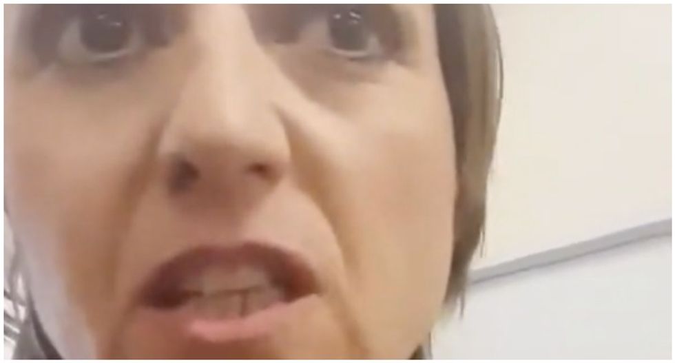 Mask-hating Trump supporter refuses to leave DMV building even though she has no reason to be inside