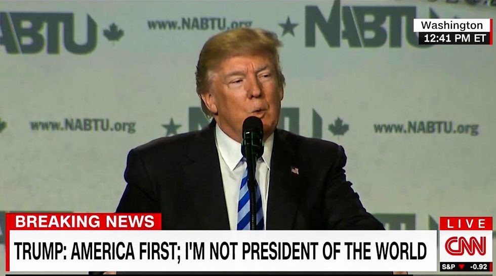WATCH: Boos erupt after Trump tells room full of construction workers that he won most of their votes