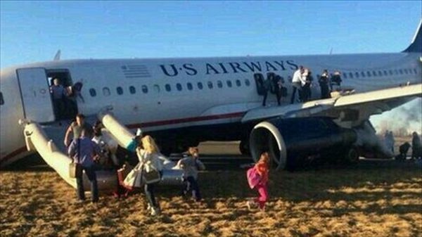 U.S. Airways flight evacuated after mechanical failure during takeoff
