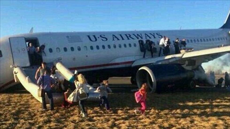 U.S. Airways flight evacuated after mechanical failure during takeoff