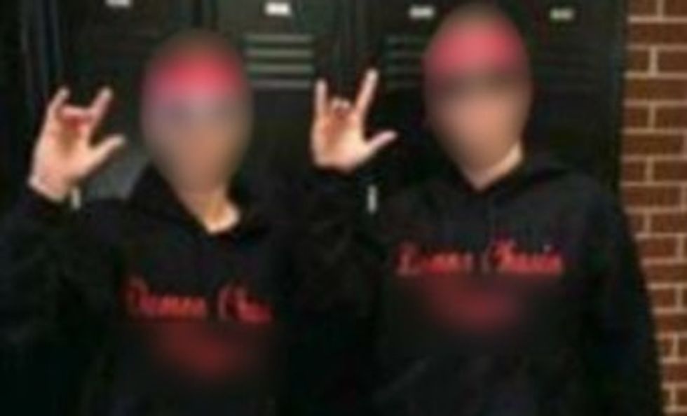 White high school kids busted for racist Snapchat photo calling themselves 'demon chasing n**gers'