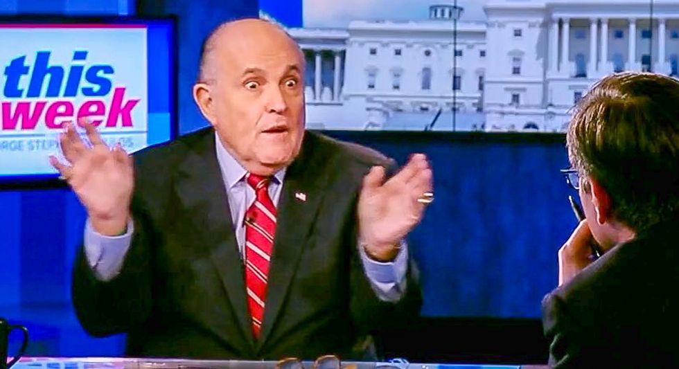 Giuliani melts down defending Trump lies about Cohen: 'Unless you're god, you'll never know what the truth is'