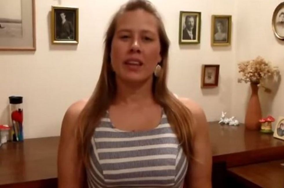 Woman from the 'White Man March' wants to know why Raw Story 'justifies genocide'
