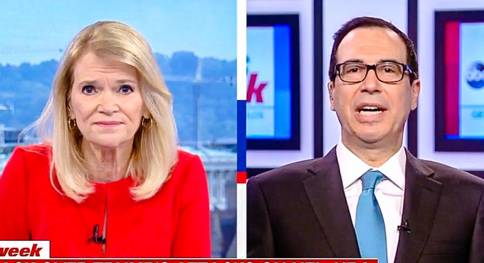 Mnuchin: Trump has right to curse out NFL players over anthem but they must 'do free speech on their own time'