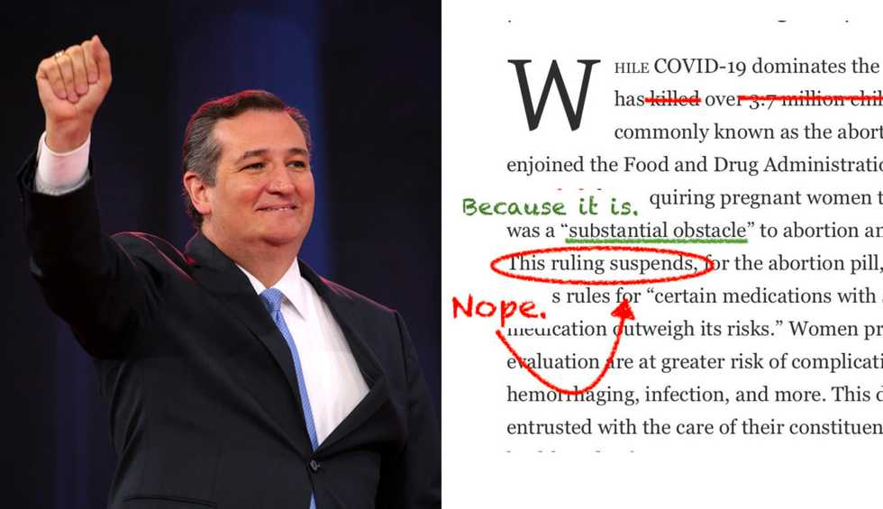 Public health expert offers brutal edits to Ted Cruz' latest wildly misleading claims