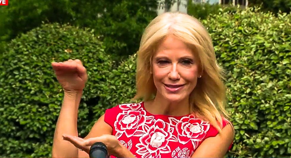 Kellyanne Conway complains 'sexist' media covers what Kamala Harris is wearing but not Mike Pence