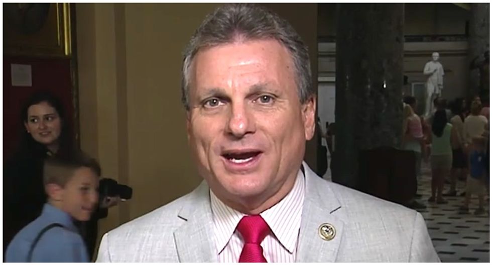 GOP congressman pleads ignorance after he’s caught at QAnon-linked event