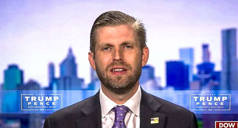 Eric Trump: My father will concede to Biden if he gets 'blown out of the water'