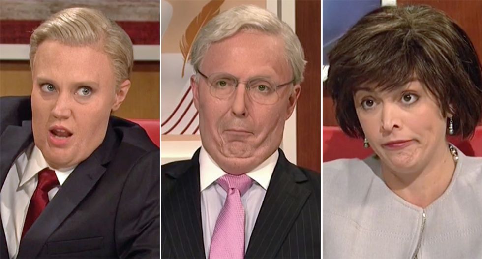 SNL rips Lindsey Graham and Mitch McConnell  and Susan Collins for hypocrisy on President Donald Trump