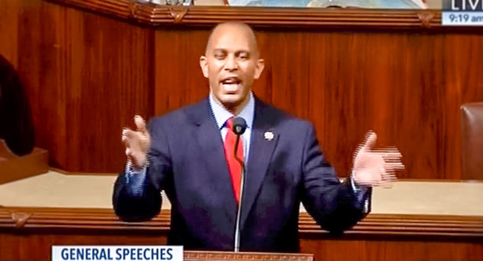 Rep. Hakeem Jeffries fires back at Trump after holiday attack on Pelosi: 'It's Christmas Eve. Get a life'