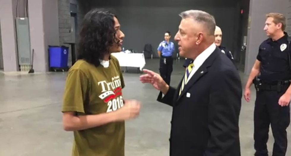 Teen Trump supporter booted from campaign rally 'for having dark skin'