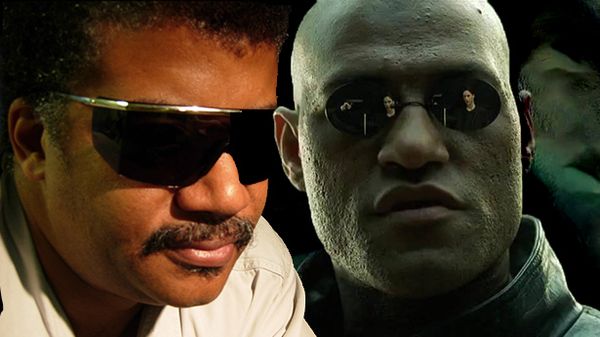 Neil deGrasse Tyson tells Laurence Fishburne about the science flub in 'The Matrix'