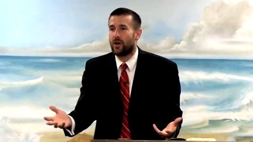 Anti-gay pastor who prayed for Obama's death demands silence from women in church