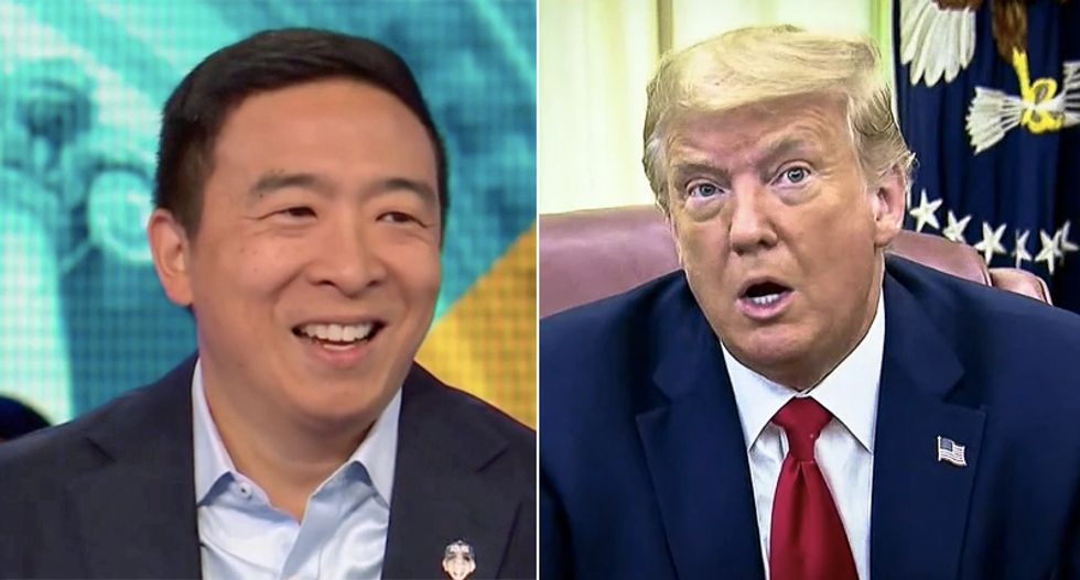 Andrew Yang has the one number he thinks predicts a Trump loss