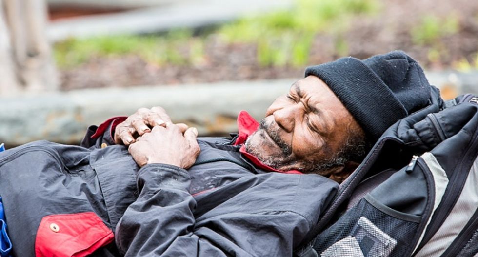 Anger erupts as Las Vegas seeks to impose a controversial ban on sleeping in streets