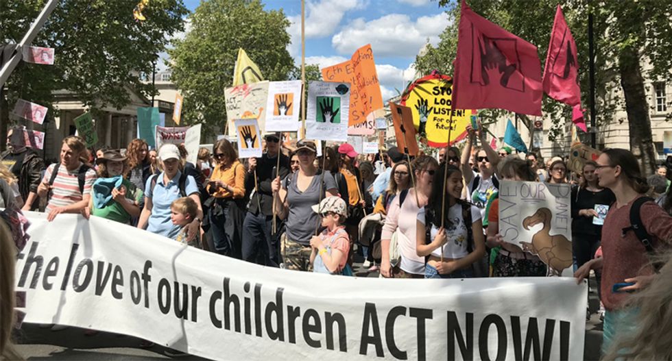 'For the love of our children': Mothers rise up in global march against climate crisis