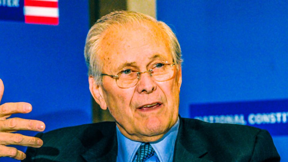 Twitter pummels 'war criminal' Donald Rumsfeld after he laments that life's too short