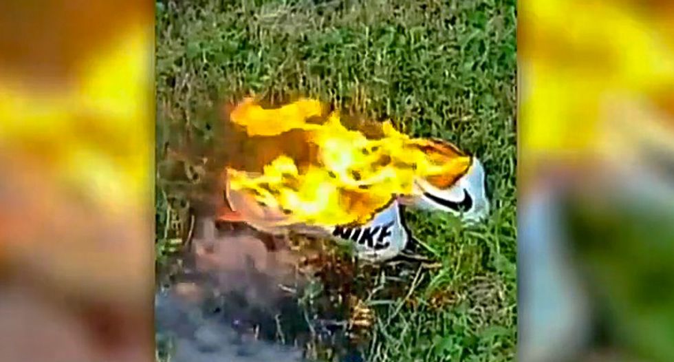 Fox News encourages ‘people burning their Nikes’ to foment rage against NFL players who are protesting racism