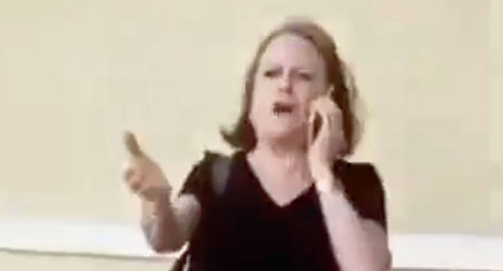 WATCH: White woman goes on racist rant over parking spot -- then tells police she's under attack