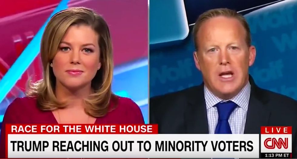 WATCH: Trump spokesperson blows up when asked why candidate won't speak directly to black voters