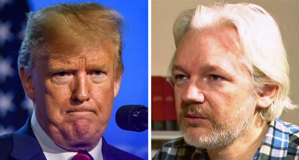 'Impeach him again!' Assange sets off bombshells with Trump pardon claim