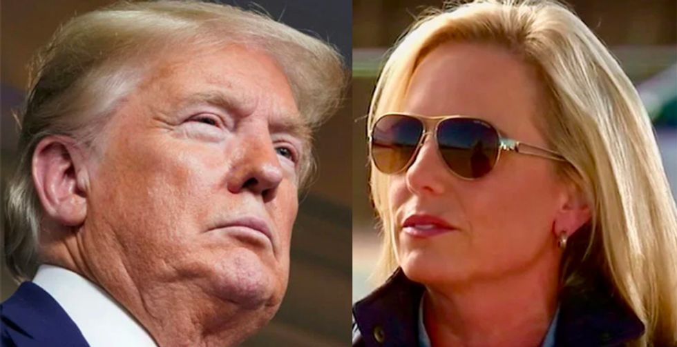 Trump bullied DHS head to ignore threats so she could make TV appearances at the border: ex-aide