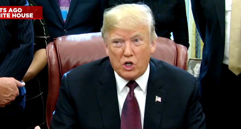 Trump threatens to make military build his wall in latest meltdown