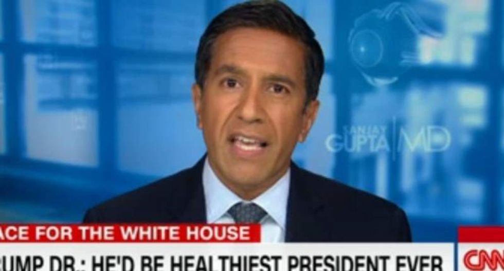 CNN’s Sanjay Gupta casts serious doubts on Trump doctor’s 'absurd' boasts about his health
