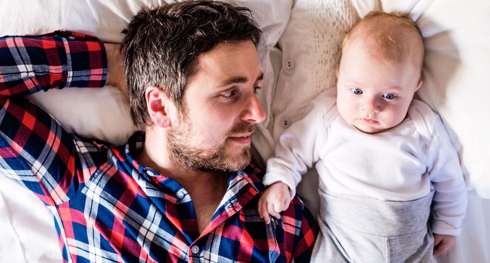 Postpartum depression for dads? Yep, it's a thing