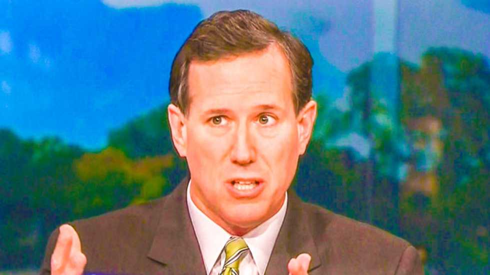 Rick Santorum: Uninsured people are deadbeats and 'won't make a payment' for Obamacare