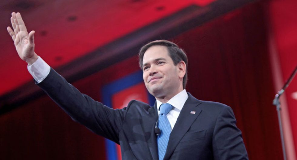 Chris Hayes asks 'is Marco Rubio intentionally acting like an absurd character from Veep?'