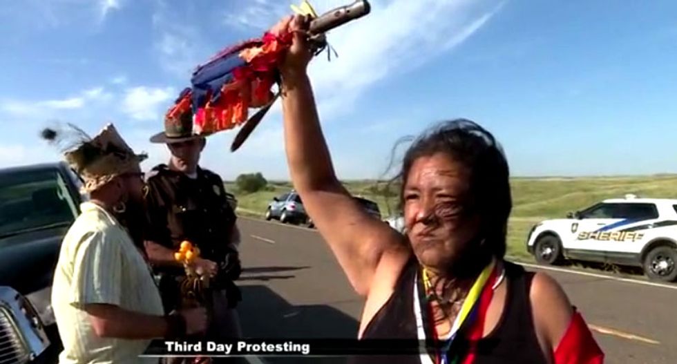 Why hundreds of Native Americans have gathered in North Dakota to block an oil pipeline