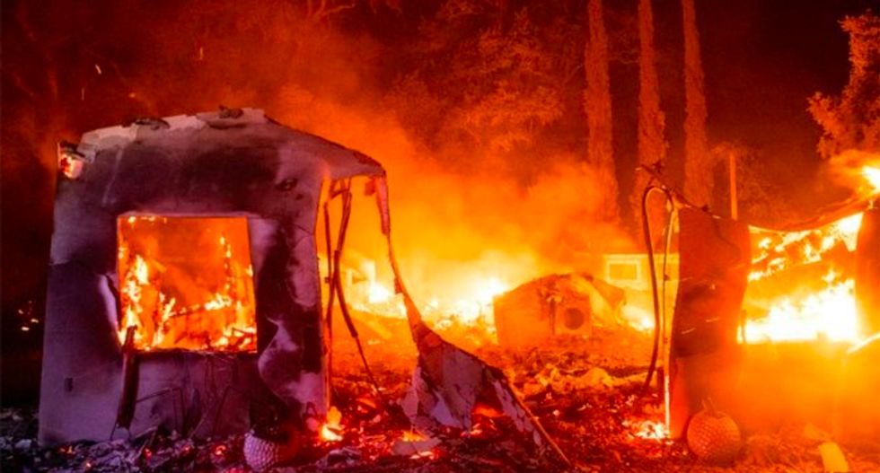 California fires force thousands to flee as more blazes feared