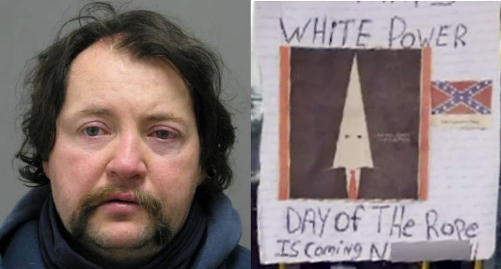 White supremacist arrested for racist Trump vandalism has history of stupid failed crimes