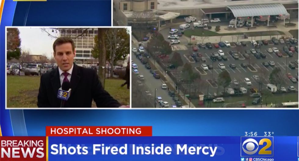 WATCH: Gunman reportedly opened fire at Chicago's Mercy Hospital Campus -- killing 3