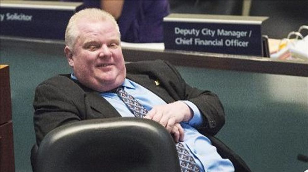 Toronto Mayor Rob Ford votes against Mandela street honor