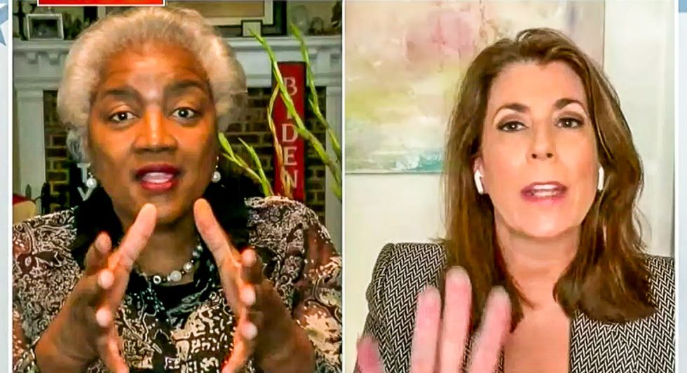 Fox pundit 'ignoring 400 years' walks into smackdown from Donna Brazile: 'You do not recognize my existence'