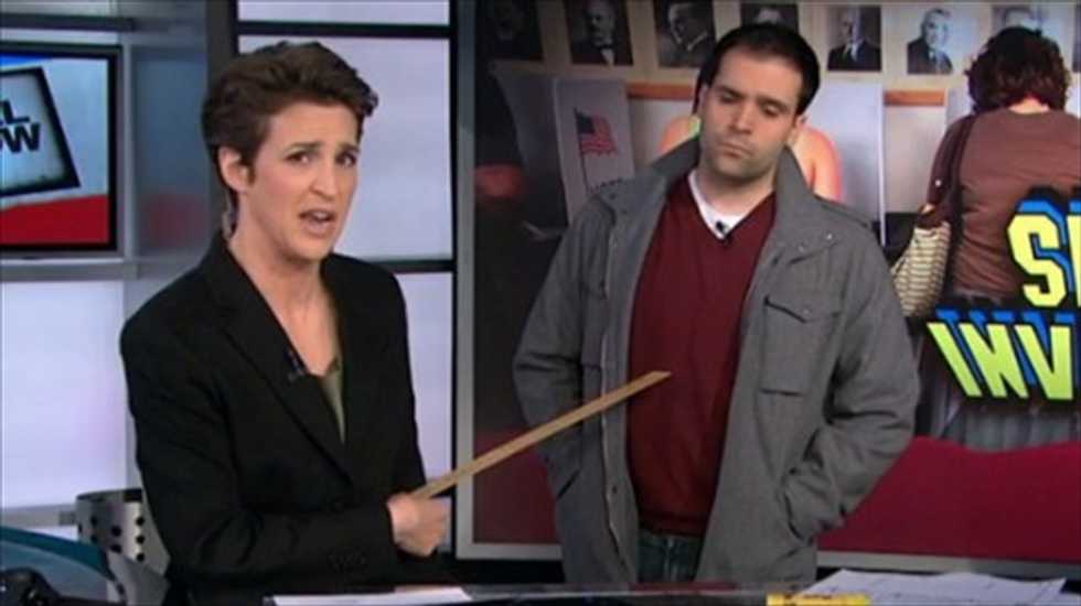 Rachel Maddow rips 'creepy' new Wisconsin law allowing 'observers' to loom around voters