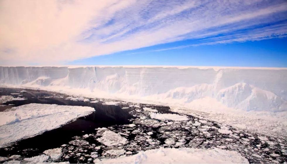 Antarctica's glacier-damming ice shelves at risk