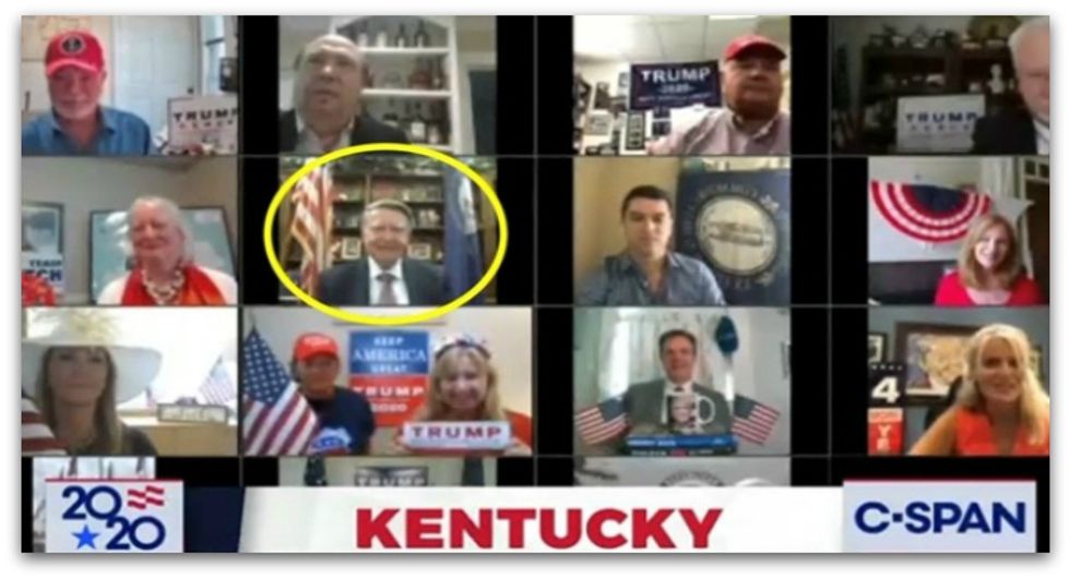 BUSTED: Postal Service board chair under fire over little-noticed RNC appearance backing 'four more years!' for Trump