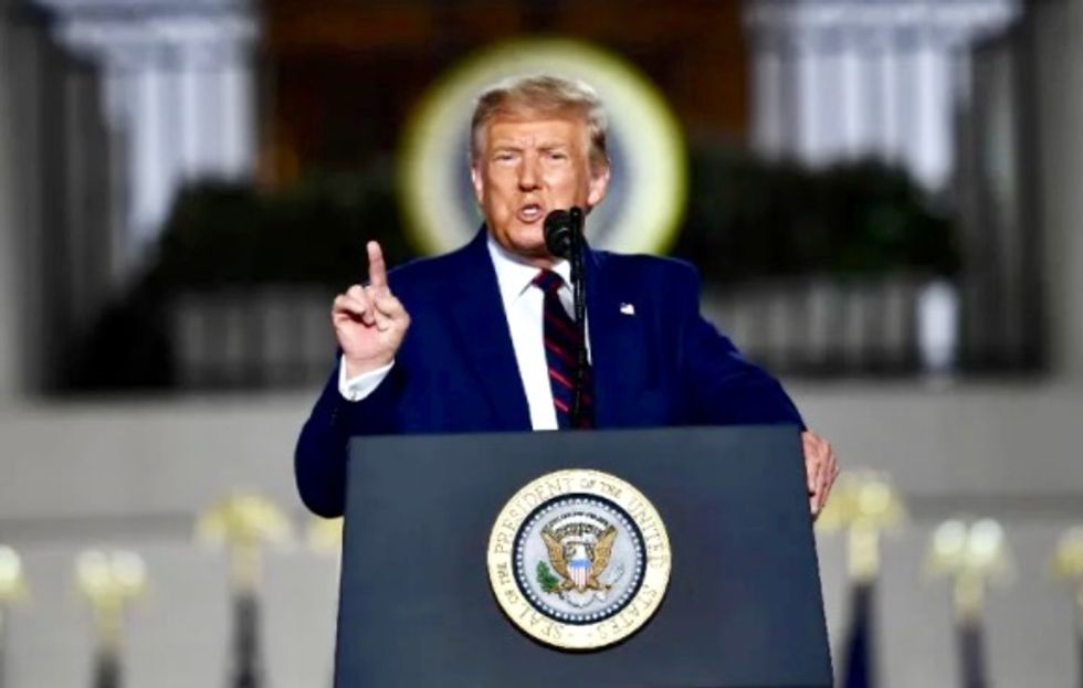 Trump rips rival Biden as destroyer of American 'greatness'