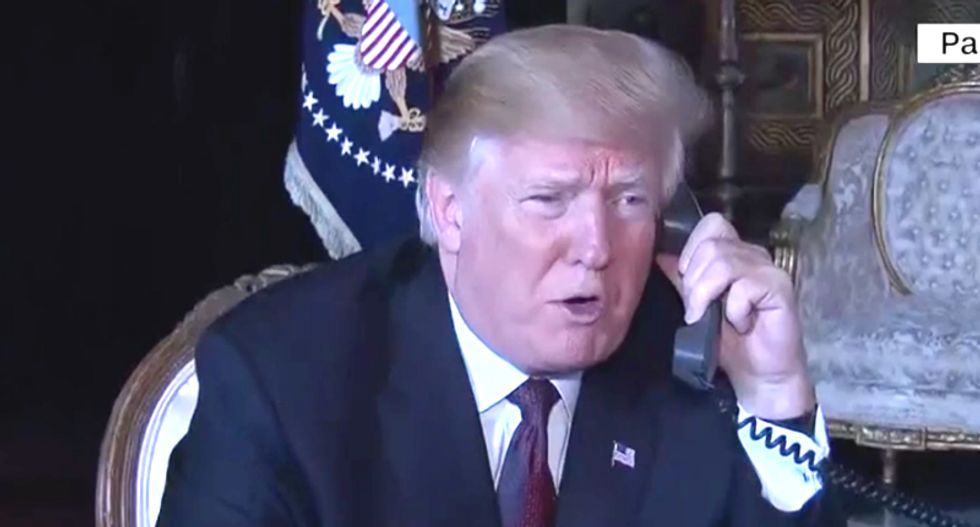 Trump treats troops to rambling Thanksgiving diatribe against court: ‘We always lose — it’s a disgrace’