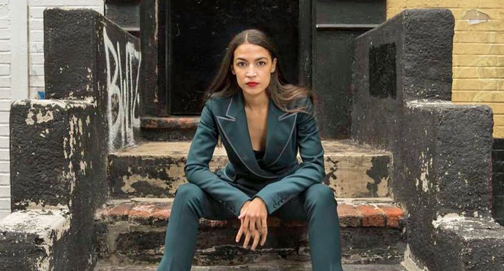 AOC demands Republicans read the whistleblower report on Trump — or resign from Congress