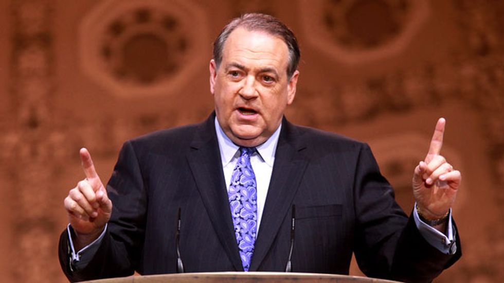 Mike Huckabee: 'God's blessing' will make me president to stop the atheist 'secular theocracy'